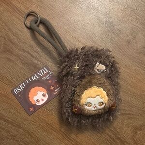 POPMART Skull panda Mini Plush Bag Pendant Chestnut